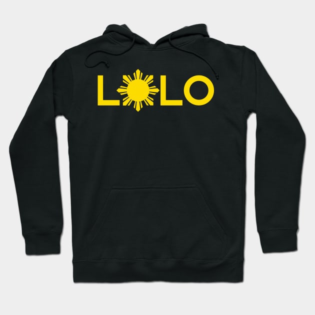 Lolo - Grandfather - Filipino Flag Sun Hoodie by PixelTim